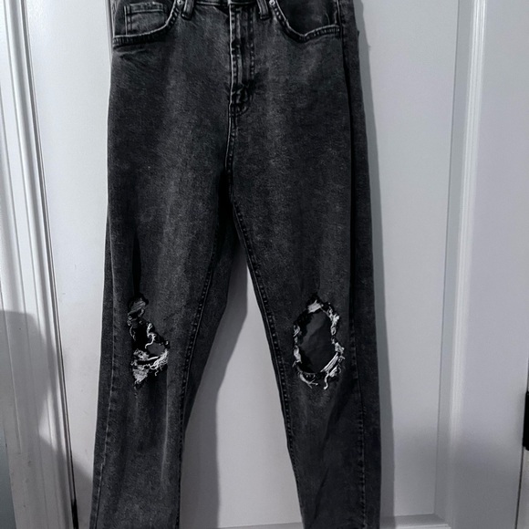 Women’s Distressed Black Jeans - Picture 1 of 3